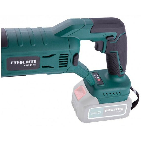 Сабельные пилы: Пила сабельная аккумуляторная Favourite OBS 21 RS 21В, 2/4Ач, бесщеточная фотографии
