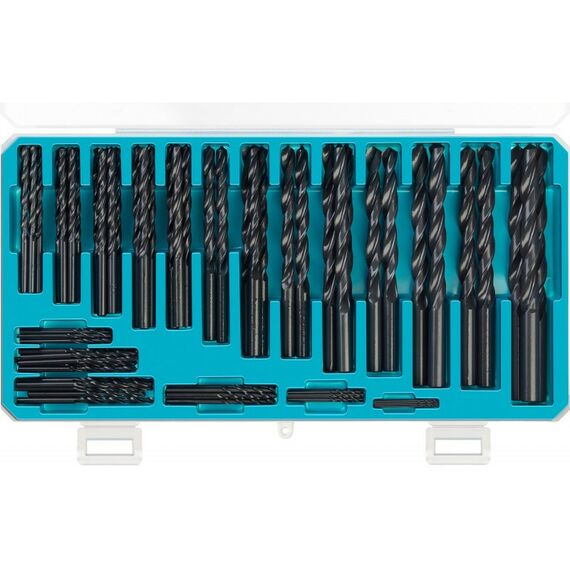 Буры, пики, коронки, сверла: Набор сверл по металлу СИБИН 100шт(1-10мм) быстрорежущая сталь, класс В, пласт.бокс [29610-H100] фотографии