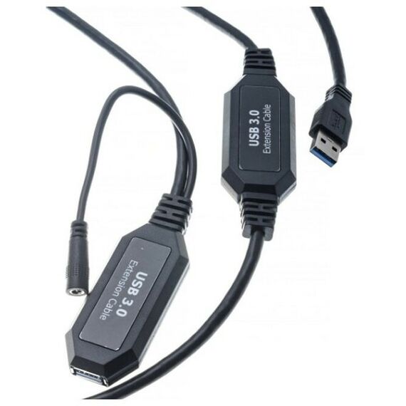 Переходники, разветвители: Удлинитель VCOM CU827-10m USB A->A 3.0 10м активный фотографии
