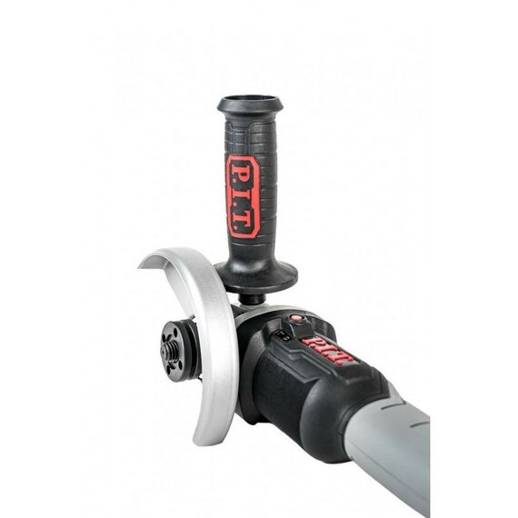 Угловые шлифмашинки (болгарки): Аккумуляторная бесщеточная шлифмашина P.I.T. PWS20H-125A/1 20В, 125мм, 7000 об/мин, 1 акб Li-Ion 4Ач, ЗУ 3А, кейс фотографии