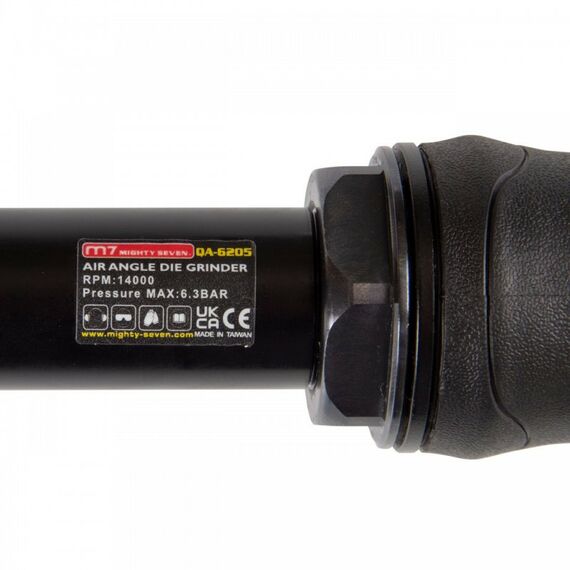 Пневмошлифмашины: Пневматическая бормашина (шарошка) MIGHTY SEVEN QA-6205A 6 мм, 14500 об/мин, угловая фотографии