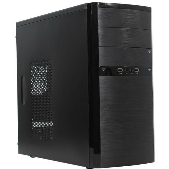 Корпуса компьютерные: Корпус PowerMAN ES722 Black Minitower 400W 2*USB 2.0, HD, Audio mATX [6111491] фотографии