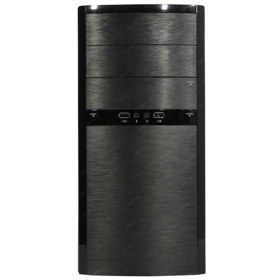 Корпуса компьютерные: Корпус PowerMAN ES722 Black Minitower 400W 2*USB 2.0, HD, Audio mATX [6111491] фотографии