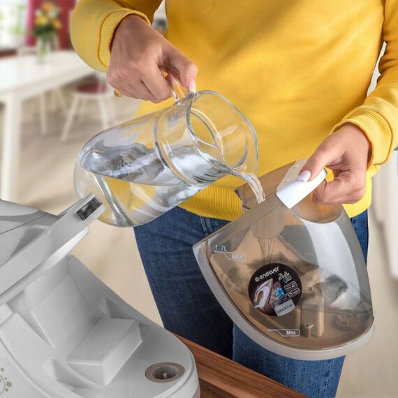 Отпариватели и пароочистители: Парогенератор Endever Delta-400 белый/бежевый [90305] фотографии