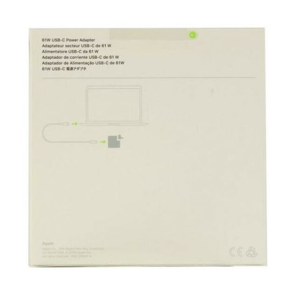 Аксесcуары Apple: Блок питания Apple 61W USB-C Power Adapter [MRW22ZM/A] фотографии