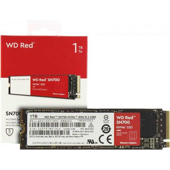 SSD-накопители: SSD-накопитель Western Digital 1 Tb Red SN700 M.2 2280 M [WDS100T1R0C] фотографии