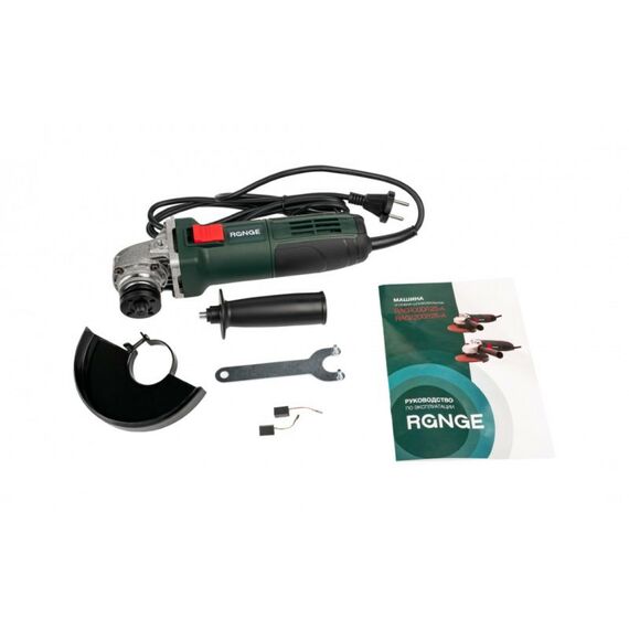 Угловые шлифмашинки (болгарки): Угловая шлифовальная машина RANGE RAG1200/125-A 125мм, 1200Вт, 0-11000об/мин, рег.об фотографии