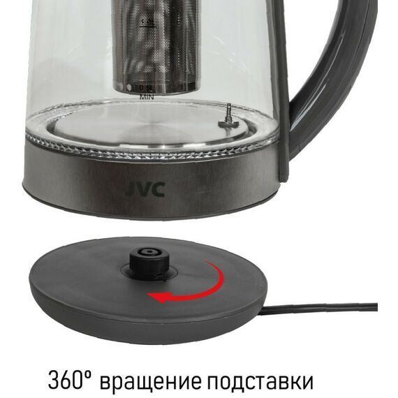 Чайники, термопоты: Чайник JVC JK-KE1710 grey фотографии