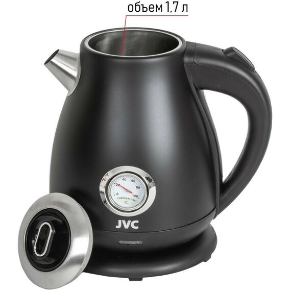 Чайники, термопоты: Чайник JVC JK-KE1717 black фотографии