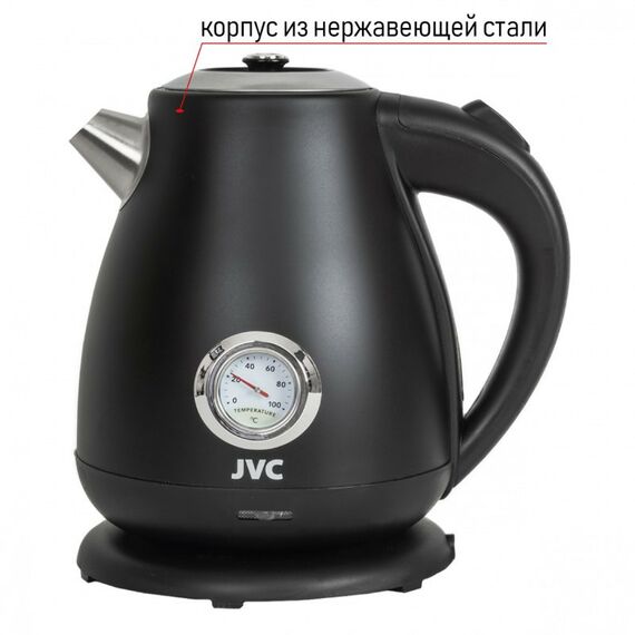 Чайники, термопоты: Чайник JVC JK-KE1717 black фотографии