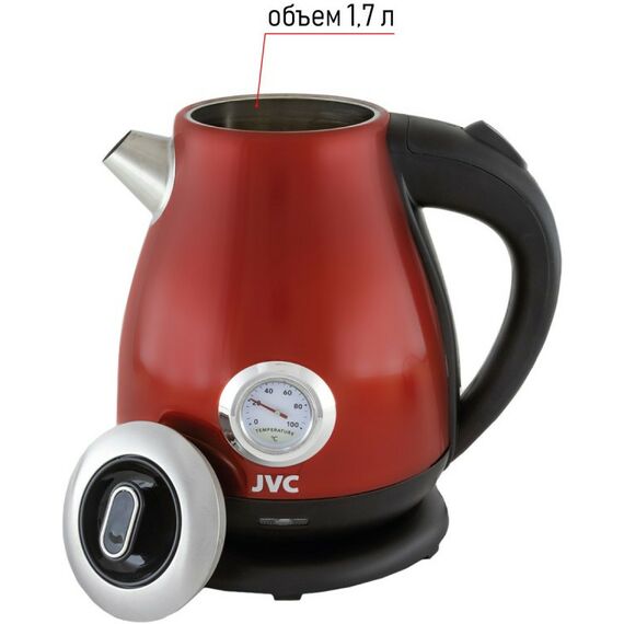 Чайники, термопоты: Чайник JVC JK-KE1717 red фотографии