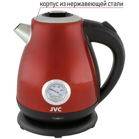 Чайники, термопоты: Чайник JVC JK-KE1717 red фотографии