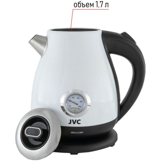 Чайники, термопоты: Чайник JVC JK-KE1717 white фотографии