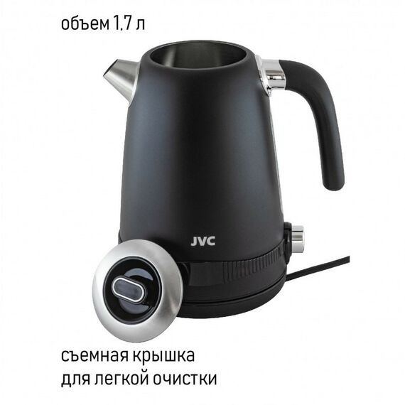 Чайники, термопоты: Чайник JVC JK-KE1730 black фотографии