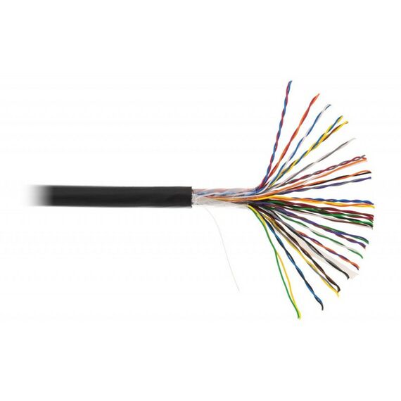 Кабель и разъемы: Кабель Netlan EC-UU025-5-PE-BK-3 U/UTP 25 пар, Кат.5, внешний, PE -40C, одножильный, 100МГц, черный, 305м фотографии