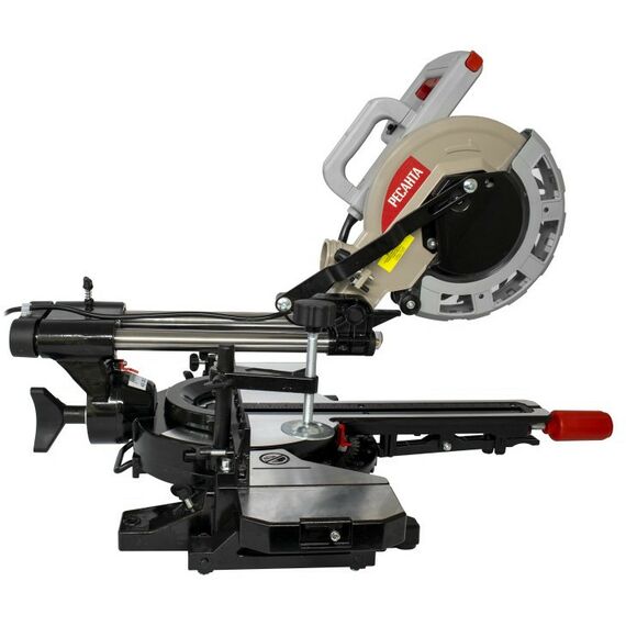 Торцовочные пилы: Торцовочная пила РЕСАНТА ТП-210ПЛ 1800 Вт, 5000 об/мин, диск 210 мм, лазер, протяжка [75/18/4] фотографии
