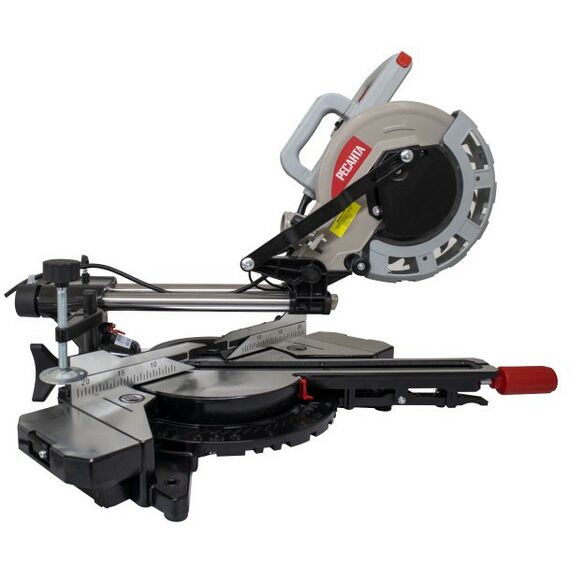 Торцовочные пилы: Торцовочная пила РЕСАНТА ТП-210ПЛ 1800 Вт, 5000 об/мин, диск 210 мм, лазер, протяжка [75/18/4] фотографии