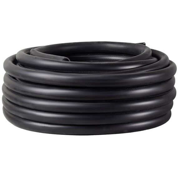 Шланги, системы водопровода и автополива: Шланг резиновый армированный Вихрь 25х32-1.0-ВГ, бухта 25м (чёрный) ТЭП макс. давление: 30 бар, 3х-слойный, армирован синтетической нитью, морозостойкий [73/7/2/36] фотографии
