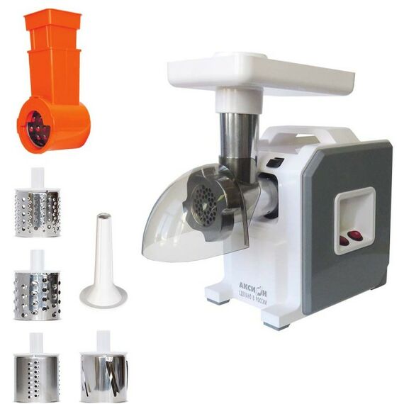 Мясорубки: Мясорубка Аксион М43.03 1900 Вт, реверс фотографии