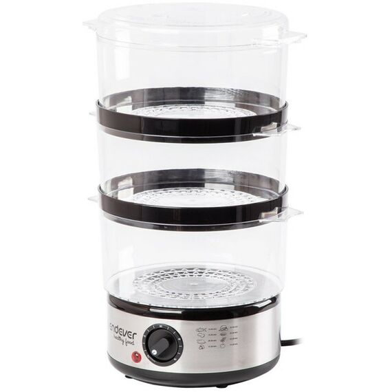 Пароварки: Пароварка Endever Vita-173 черный/стальной [90034] фотографии