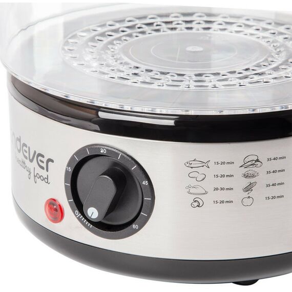 Пароварки: Пароварка Endever Vita-173 черный/стальной [90034] фотографии