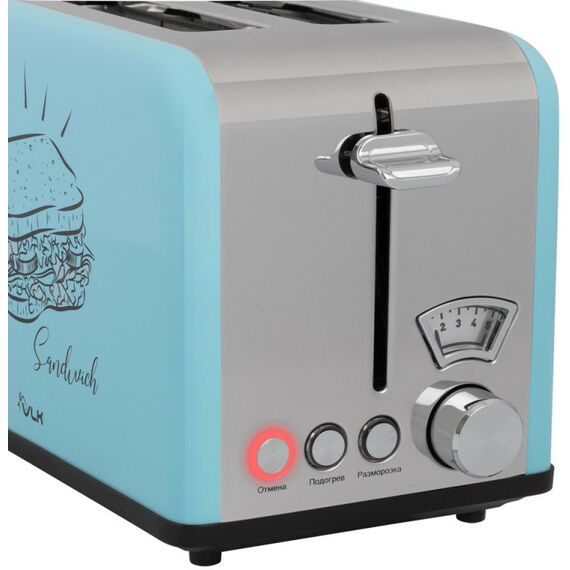 Тостеры: Тостер VLK Palermo 100 голубой [90280] фотографии