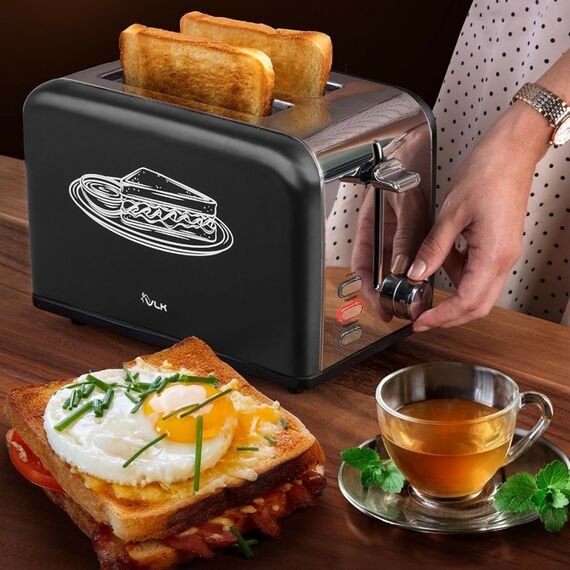 Тостеры: Тостер VLK Palermo 101 черный [90281] фотографии