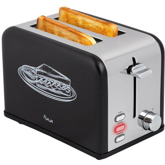 Тостеры: Тостер VLK Palermo 101 черный [90281] фотографии