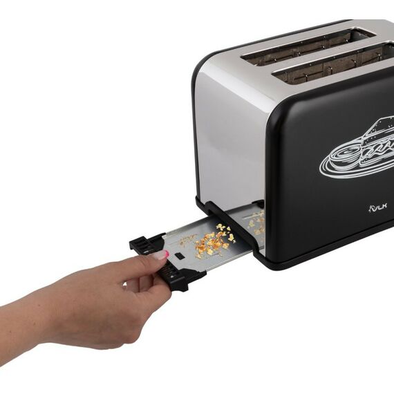 Тостеры: Тостер VLK Palermo 101 черный [90281] фотографии