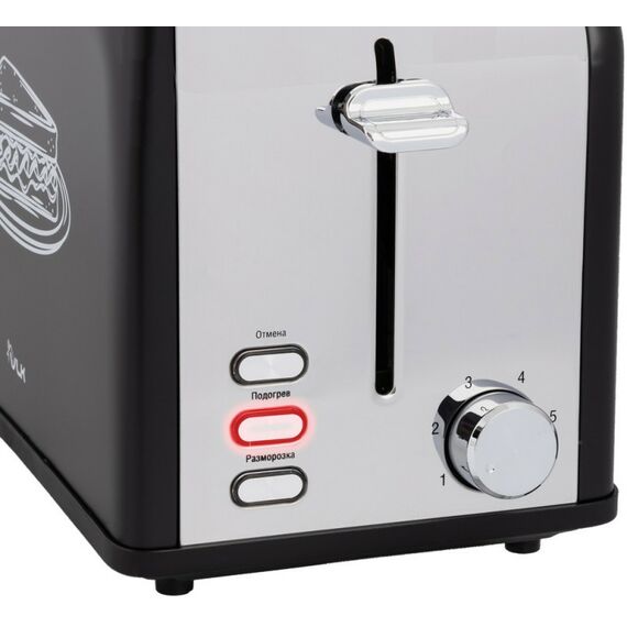 Тостеры: Тостер VLK Palermo 101 черный [90281] фотографии