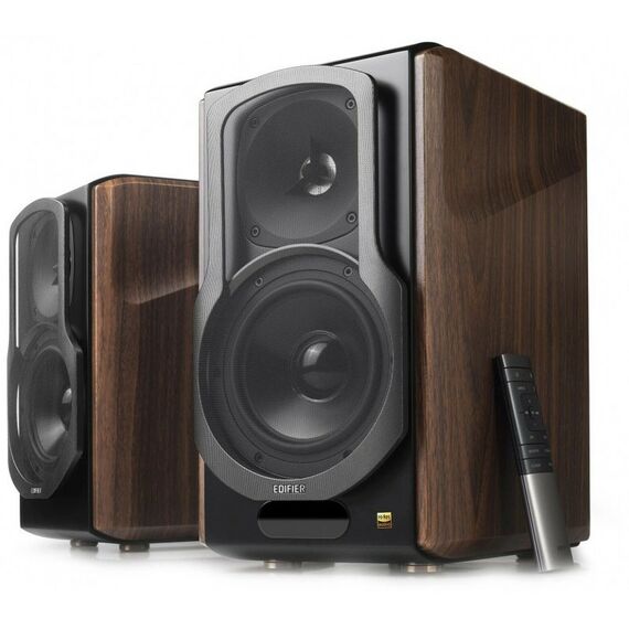 Колонки: Колонки Edifier S2000MKIII Brown 2x65W, дерево, Bluetooth, ПДУ фотографии