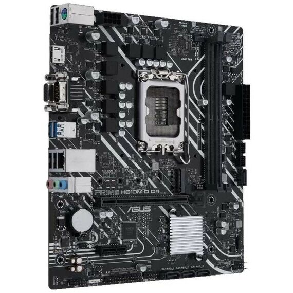 Материнские платы: Материнская плата Asus PRIME H610M-D D4 LGA1700 <H610> PCI-E Dsub+HDMI GbLAN SATA MicroATX 2DDR4 RTL фотографии