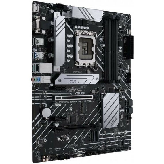 Материнские платы: Материнская плата Asus PRIME B660-PLUS D4 LGA1700 <B660> 2xPCI-E Dsub+HDMI+DP 2.5GbLAN SATA ATX 4DDR4 (RTL) фотографии