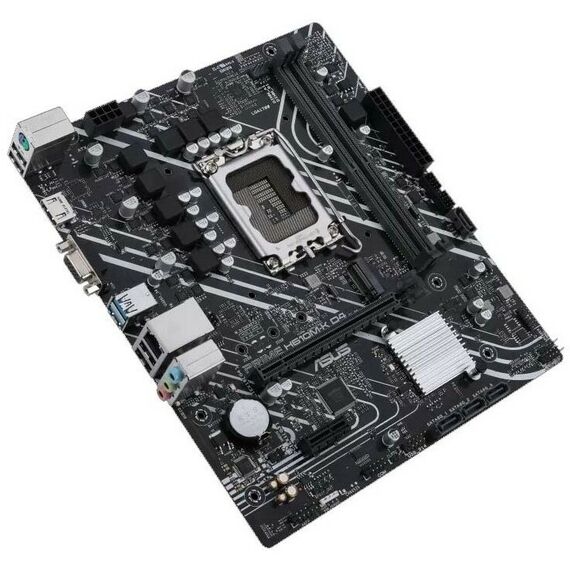 Материнские платы: Материнская плата Asus PRIME H610M-K D4 LGA1700 <H610> PCI-E Dsub+HDMI GbLAN SATA MicroATX 2DDR4 (RTL) фотографии