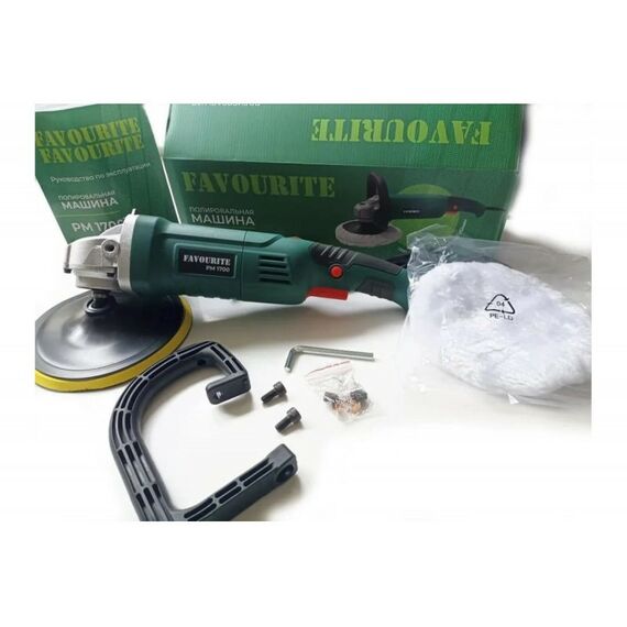 Полировальные шлифмашинки: Полировальная машина Favourite PM 1700 1700Вт, 180мм фотографии