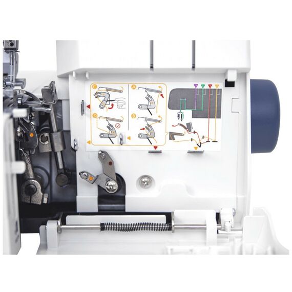 Швейные машинки: Оверлок Necchi 4554D 2/3/4-х ниточный фотографии