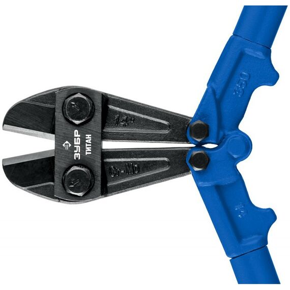 Болторезы, тросорезы: Титан болторез Зубр Профессионал 900 мм Cr-Mo, 62 HRC, кованый коннектор, серия  - макс d= 21 мм / HRC 40 до d= 11 мм [23311-090] фотографии