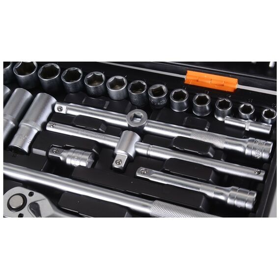 Наборы инструментов и ключи: Набор инструментов Вихрь 151 предмет 1/2", 1/4", CrV, в кейсе фотографии