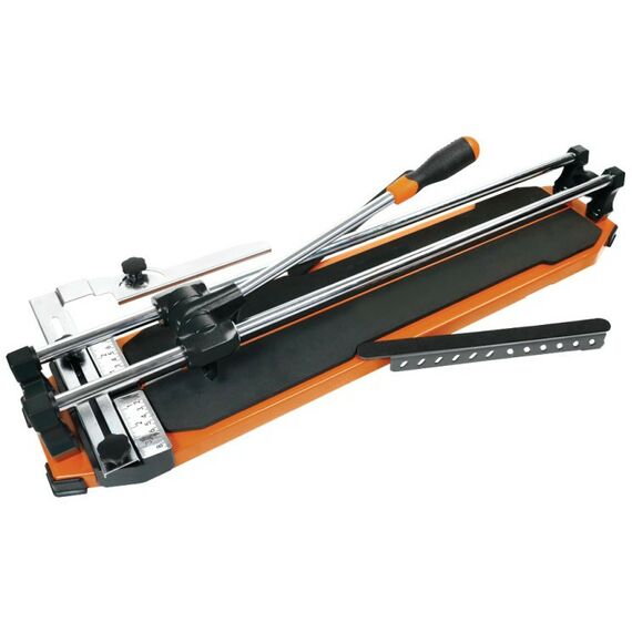 Плиткорезы: Плиткорез на подшипниках Вихрь 600 мм макс. длина 600 мм, макс. толщина 14 мм, линейка-угольник, боковая поддержка плитки фотографии