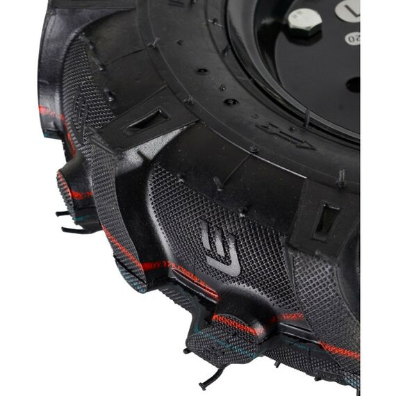 Навесное оборудование для мотоблоков и культиваторов: Колесо  4х8 для мотоблока Huter фотографии