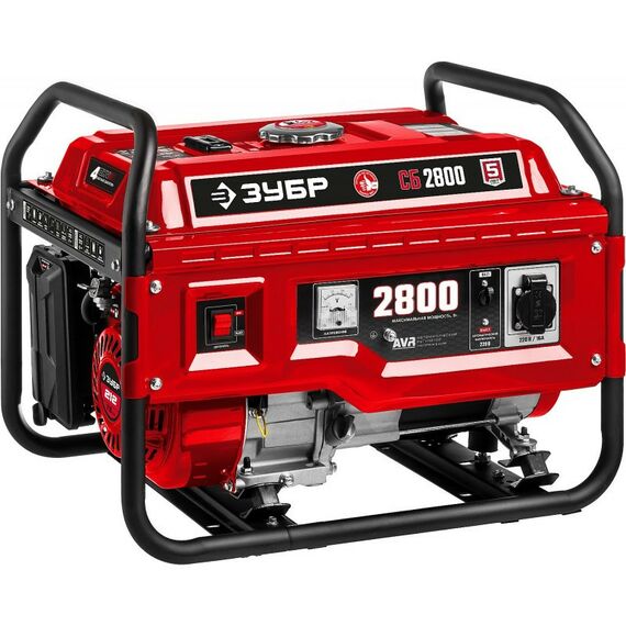 Электростанции: Бензиновый генератор Зубр СБ-2800 2800 Вт фотографии