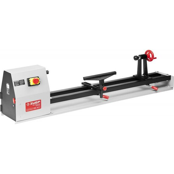 Обрабатывающие станки: Станок токарный по дереву Зубр ЗСТД-350-1000 4 скорости, длина 1000 мм, d 350 мм, 350 Вт фотографии