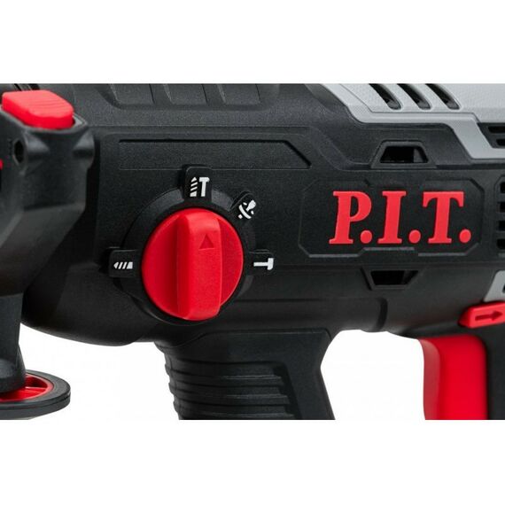 Перфораторы: Перфоратор P.I.T. PBH20H-22B SOLO 20В,1,8Дж,3-х реж,бур 22мм, sds-plus,коробка фотографии