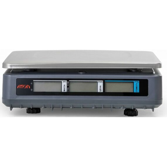 Весовое оборудование: Весы торговые АТОЛ MARTA со стойкой, СОМ порт, кабель USB-RS, кабель RS-232, лицензия FDU, с поверкой [45036] фотографии