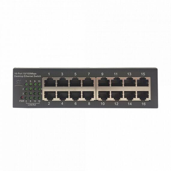 Коммутаторы, маршрутизаторы, межсетевые экраны: Коммутатор ST ST-ES161M 16-ти портовый, 100 Мб/с фотографии