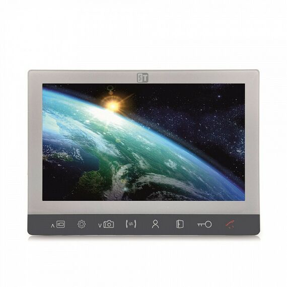 Домофоны: Домофон ST ST-M200/10 (S/SD) серый 10" TFT LCD, цветной, 1024*600, CVBS/TVI/CVI/AHD (720Р/960P/1080P), интерком, автоответчик фотографии