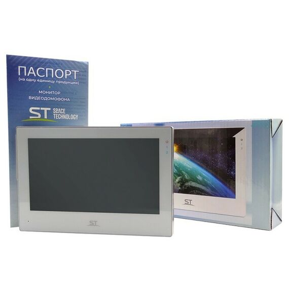 Домофоны: Домофон ST ST-M205/7 (TS/SD/IPS) белый 7" IPS LCD, цветной, 1024*600, CVBS/TVI/CVI/AHD(720Р/1080P), интерком, автоответчик фотографии