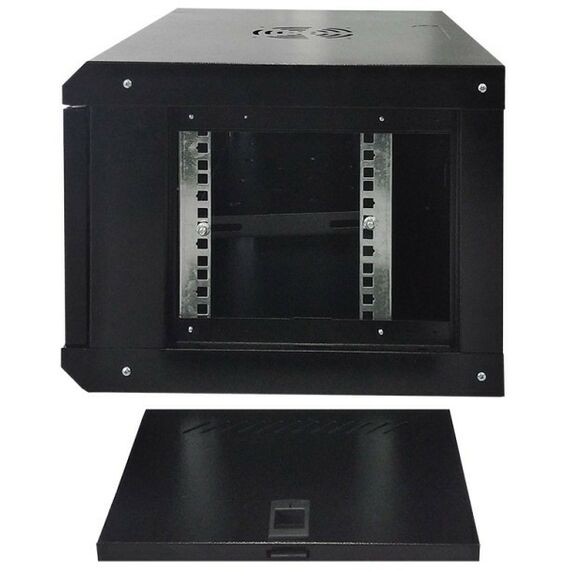 Шкафы и стойки: Шкаф монтажный ST ST-NC6U01 (черный) с полкой 300 х 400 х 530 мм фотографии