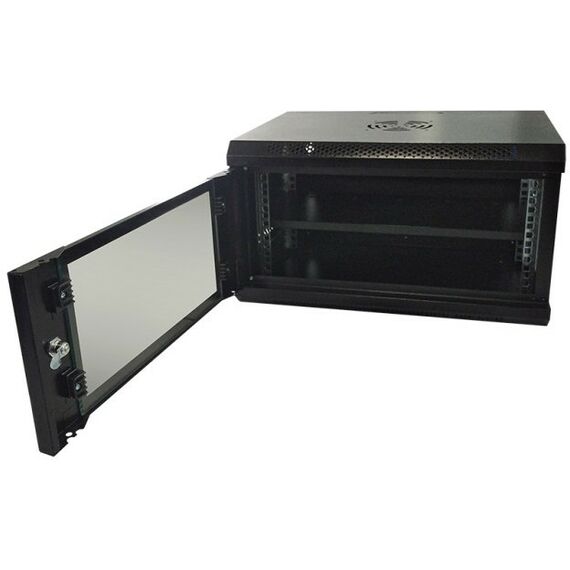 Шкафы и стойки: Шкаф монтажный ST ST-NC6U01 (черный) с полкой 300 х 400 х 530 мм фотографии