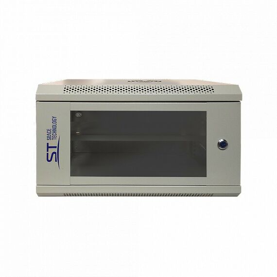Шкафы и стойки: Шкаф монтажный ST ST-NC6U01 (серый) с полкой 300 х 400 х 530 мм фотографии